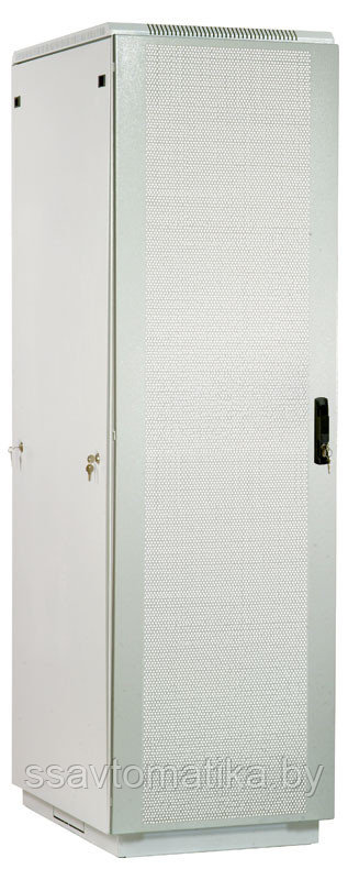 Шкаф напольный 27U (600x1000) дверь перфорированная 2 шт. - фото 1 - id-p50734224