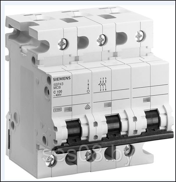Выключатель автоматический SIEMENS 5SP 3полюсные