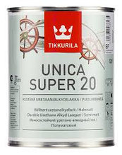 Уретано-алкидный лак Unica super 20 полуматовый 0,9 л