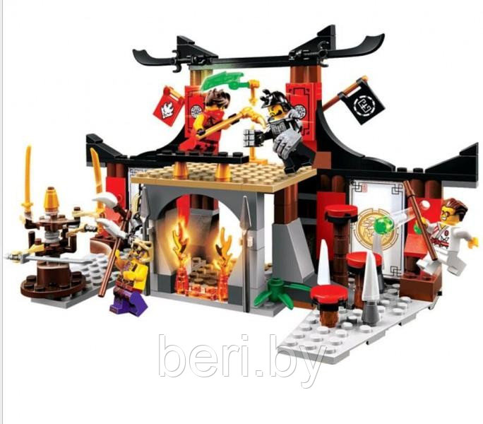 Конструктор Bela Ninja 10319 Решающее сражение Додзе 214 деталей (аналог Lego Ninjago 70756) - фото 2 - id-p50735067