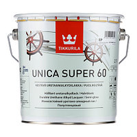 Уретано-алкидный лак Unica super 60 полуглянцевый 2,7 л