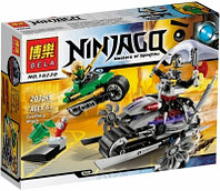 Конструктор Bela Ninja 10220 Атака киборгов 203 детали (аналог Lego Ninjago 70722)