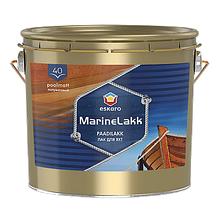Лак уретан - алкидный для яхт полуматовый Marine lakk 40 2,4 л Некондиция (помятая тара)