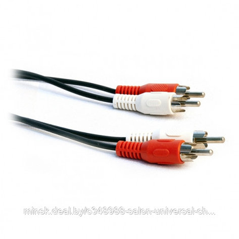 Кабель аудио/видео 2 RCA plug - 2 RCA plug, 1.0 м, фото 2