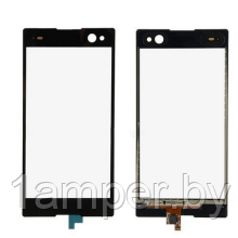 Сенсорный экран (тачскрин) Original  Sony Xperia C3 D2502/D2533/S55T Черный