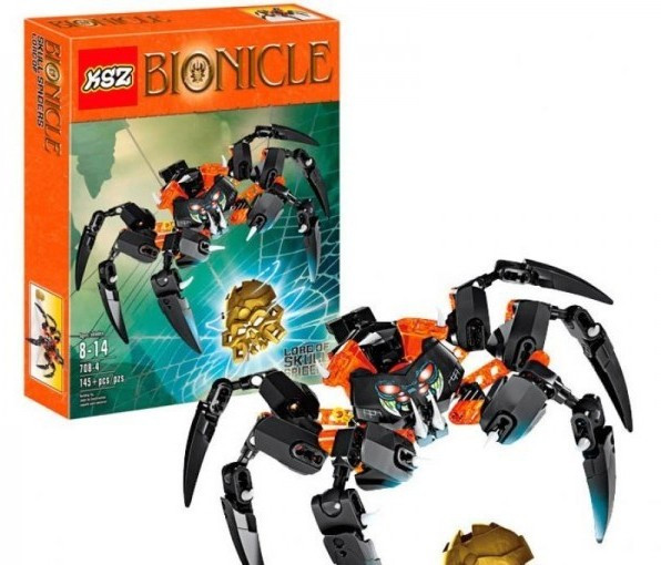 Конструктор аналог лего Bionicle Лорд Паучий Череп 708-4