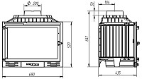 Каминная топка С-21 - фото 2 - id-p50748399