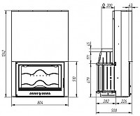 Каминная топка 705 flat guillotine V12 - фото 2 - id-p50748483