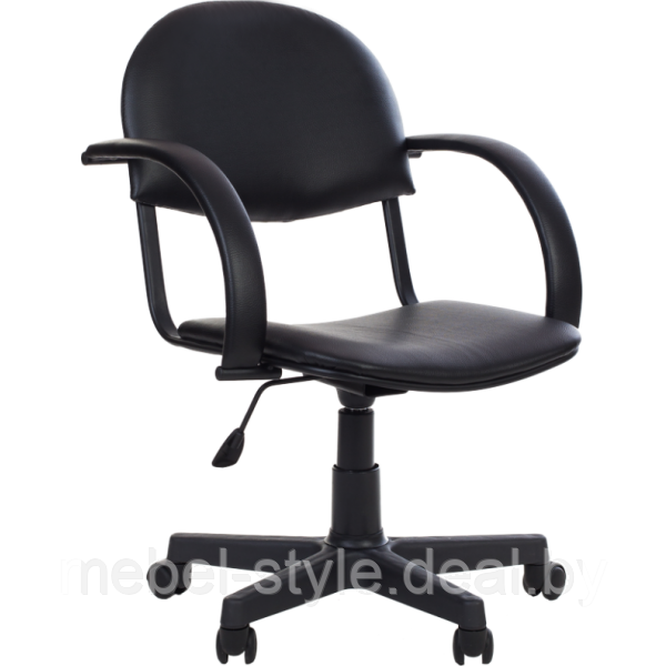 Компьютерное кресло METTA MC - 71 CH для работы в офисе и дома, MS - 70 хром кожа ECO черная.бежевая. - фото 9 - id-p50758592