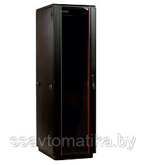 Шкаф напольный 33U (600x1000) дверь перфорированная 2 шт., чёрный