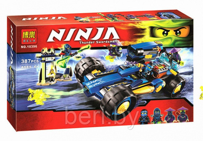 Конструктор Bela Ninja 10396  Шагоход Джея 387 деталей (аналог Lego Ninjago 70731)