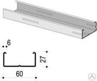 Профиль потолочный CD 60х27х3000 0,4 (18шт/уп) - фото 2 - id-p60978291