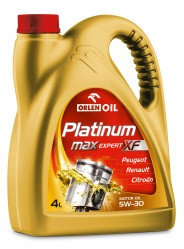 Масло моторное PLATINUM Max Expert XF 5W–30   канистра 4 л