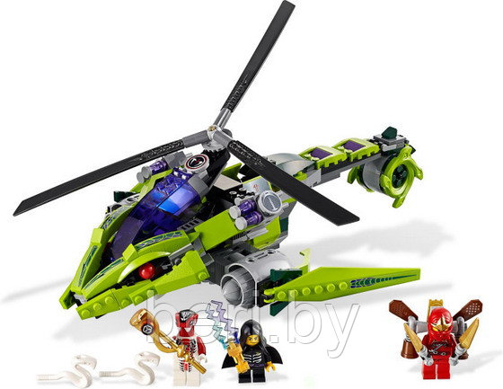 Конструктор Bela Ninja 9757 Змеиный вертолет 330 деталей (аналог Lego Ninjago) - фото 2 - id-p50783350