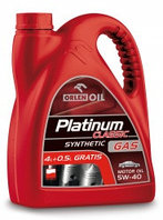 Синтетическое моторное масло PLATINUM CLASSIC GAS SYNTHETIC 5W-40 кан. 4,5 л