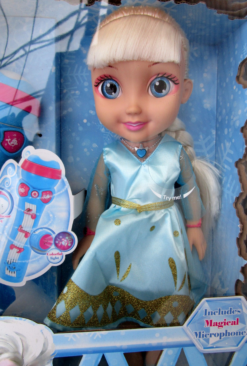 Disney Princess Кукла Эльза Холодное Сердце Принцессы Дисней, поющая с микрофоном - фото 2 - id-p50808923