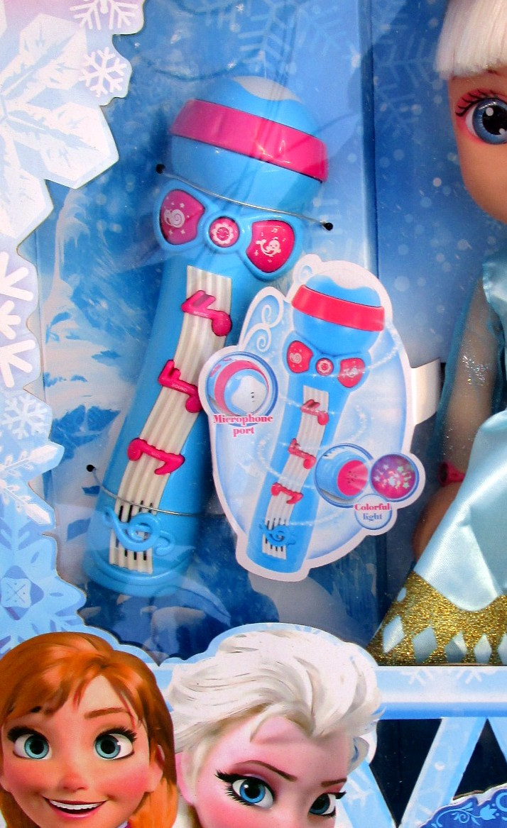 Disney Princess Кукла Эльза Холодное Сердце Принцессы Дисней, поющая с микрофоном - фото 3 - id-p50808923