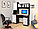 Стол компьютерный Партнер венге/ясень шимо светлый, правый пенал, фото 4
