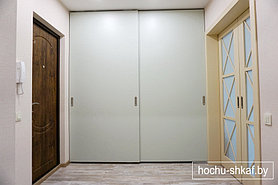 Шкаф в прихожую (фото) на две двери с системой Hettich TopLine XL на заказ в Минске