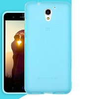 Силиконовый бампер Becolor TPU Case 1mm Blue для ZTE Blade V7