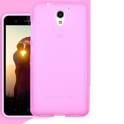 Силиконовый бампер Becolor TPU Case 1mm Pink для ZTE Blade V7 - фото 1 - id-p50894774