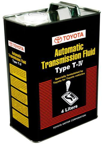Трансмиссионное масло Toyota ATF Type T-IV 4л