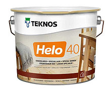 Teknos Helo 40 Semigloss - Уретано-алкидный паркетный лак, полуглянцевый, 0.9л