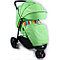 Детская прогулочная коляска BabyHit TRINITY GREEN STRIPS, фото 5