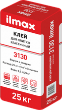 Клей Илмакс 3130 Ilmax 3130 superfix - Клей для плитки, эластичный, 25кг