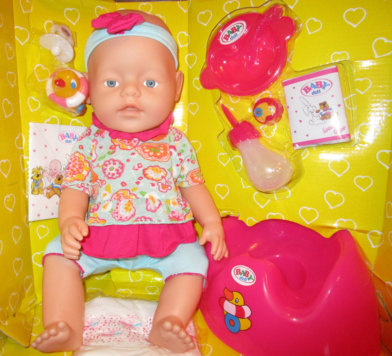 Кукла - пупс BABY DOLL (БЕБИ ДОЛЛ) аналог Baby born 058-8 - фото 1 - id-p7011171