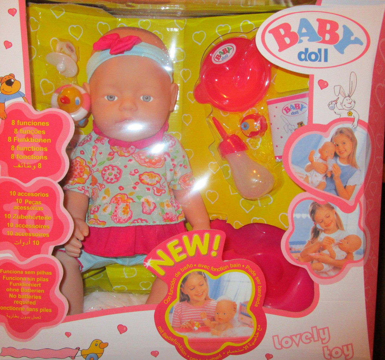 Кукла - пупс BABY DOLL (БЕБИ ДОЛЛ) аналог Baby born 058-8 - фото 2 - id-p7011171