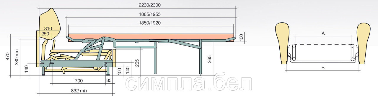 Механизм в два сложения Седафлекс 10М - фото 2 - id-p51079914