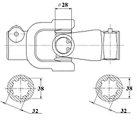 Шарнир АА160 (Н051.02.010А)