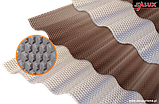 Профилированный лист из ПВХ Призма прозрачная (мелкая волна), фото 3