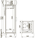 Холодильный шкаф Polair 697х945х2028  +1...+10 на 700л., фото 2