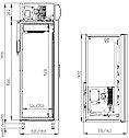 Холодильный шкаф Polair -5…+5 1402х710х2028 на 1000л., фото 2