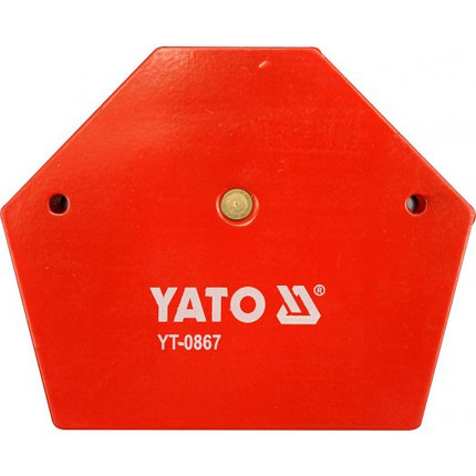 Магнитный уголок для сварки YATO 111x136x24 YT-0867, фото 2