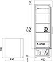 Холодильный шкаф POLAIR +1…+12 Professionale 697х730х2070 на 600л., фото 2