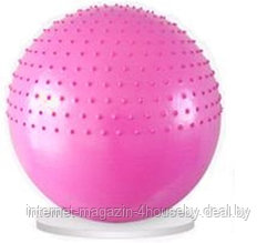 Мяч гимнастический для фитнеса (фитбол) 2 в1 Fitness&Massage ball 65 см (с насосом)