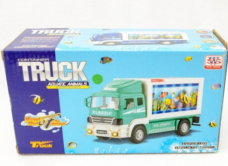 Игрушечный грузовик-аквариум Big Truck (свет, звук) 20 см - фото 2 - id-p51105735