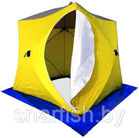 Палатка утепленная СТЭК куб 3 трехслойная