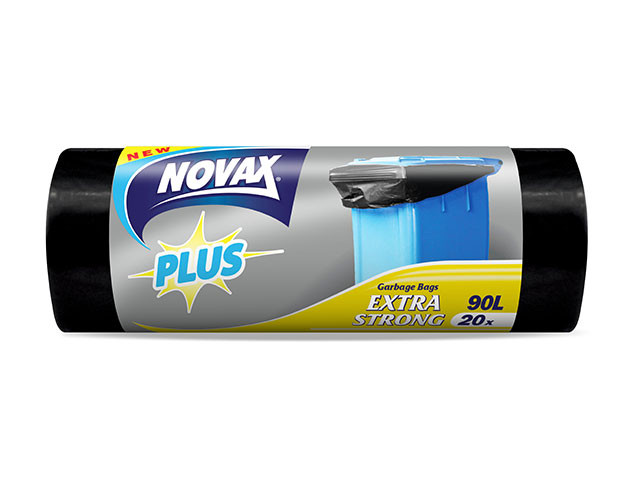 Пакеты для мусора 90л/20шт NV Plus "NOVAX"