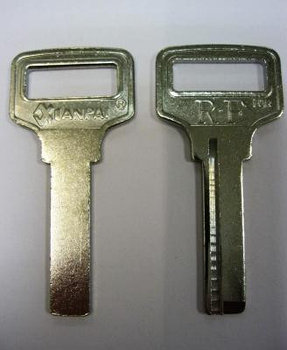 Заготовка для ключей 1 паз (7,5*27 мм)