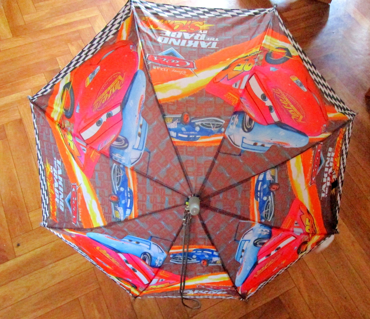 Детский зонт-трость полуавтомат"маквин "тачки" со свистком - фото 2 - id-p51109280