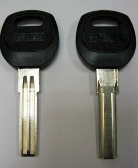 Заготовка для ключей SAN-2P (MASL1-jma) D-161 полукруг 2 паза 8*29,5 мм pan-pan пластик площадка 