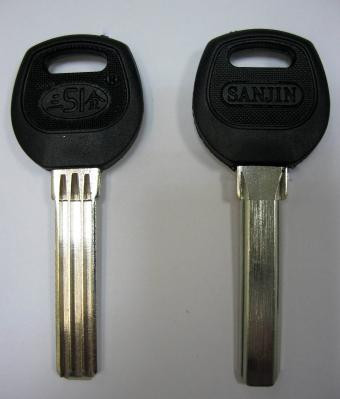 Заготовки для ключей SANJIN 3 паза пластик