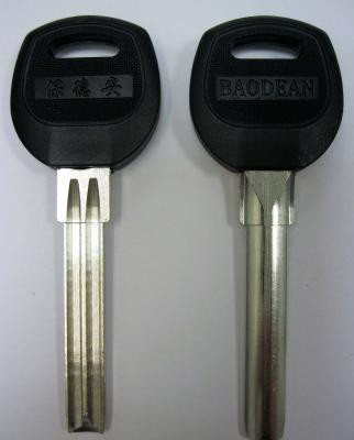Заготовка для ключей CANAS PSNJ 1P SANJIN полукруг 2 паза 7,5*40 мм (pan-pan пластик) вертикальные
