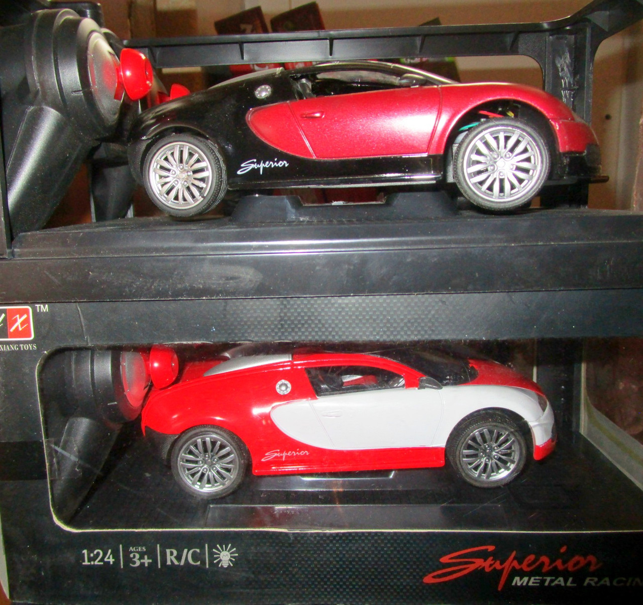 Радиоуправляемая машинка Bugatti Veyron(металл.аккум.свет) 1:24 - фото 2 - id-p51127709