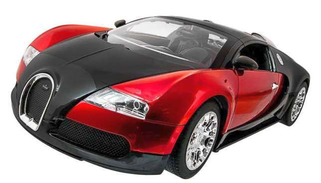 Радиоуправляемая машинка Bugatti Veyron(металл.аккум.свет) 1:24