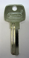 Заготовка для ключей KSL-1D KSLOCK 2 паза (8,8*30 мм)